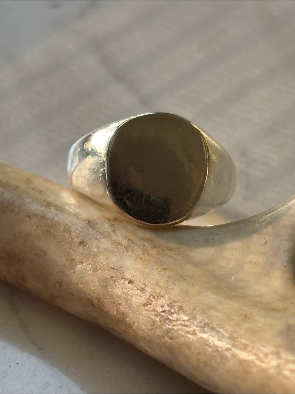 Thea Grant Pinard Oval Signet Ring